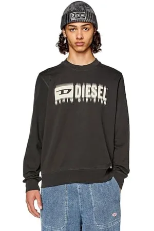 Diesel _S-Ginn-L8 Felpa_Sweatshirt_Grau_L