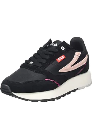 Fila Damen Run Formation wmn Sneaker, Black-Pale Rosette, 37 EU