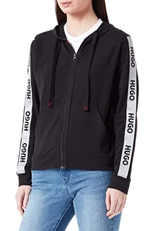 HUGO BOSS Damen Sporty Logo_jacket LOUNGEWEAR JACKET, , M EU