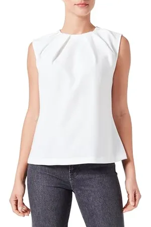 QS by s.Oliver Damen 2140832 Tanktop mit Satindetail, , 40