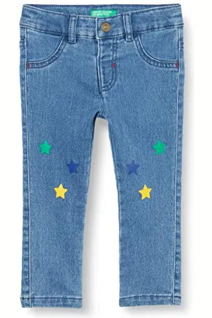 Benetton (Z6ERJ) Mädchen Pantalone Jeans, , 82