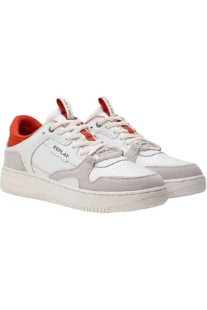 Replay Herren Sneaker mit Schnürung, Mehrfarbig (White Off Wht Multi 3303), 43