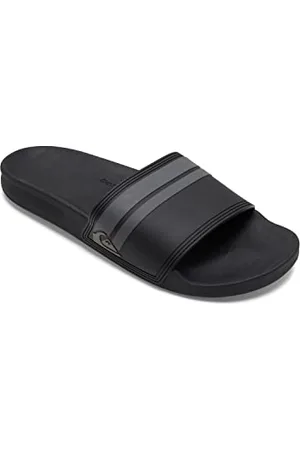 Quiksilver Herren Rivi Slide - For Mens Peeptoe Sandalen, Schwarz Xkks, 47 EU