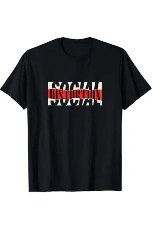 Social Distortion Offizielles Torn Logo T-Shirt, Unisex Erwachsene, , S, Kurzarm