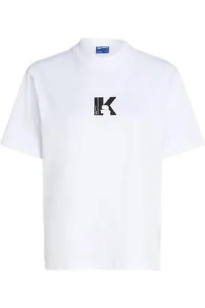 Karl Lagerfeld Damen Reg Klogo Tee Tshirt, , L EU