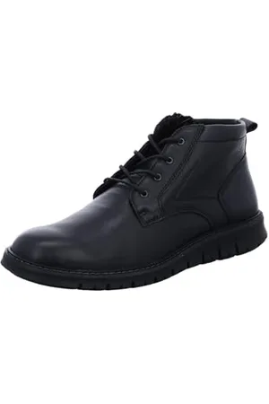 ARA Herren Leandro Schnürschuh Midcut, Black, 40 EU