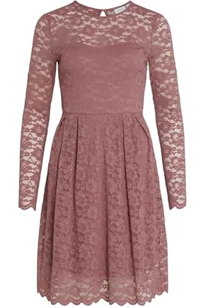 VILA Vikalila L/S Lace Dress - Noos