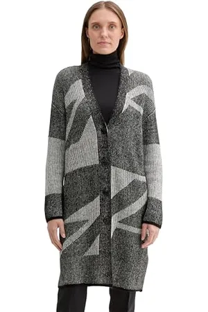 TOM TAILOR Damen Longstyle Cardigan, , S