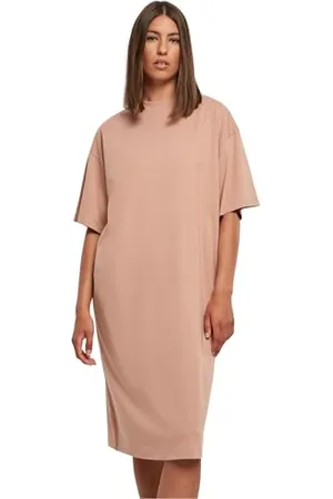 Urban classics Damen TB4792-Ladies Organic Long Oversized Tee Dress Kleid, , 5XL
