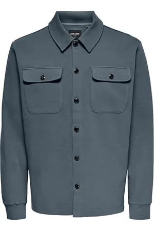 Only & Sons Herren ONSNEWKODYL Overshirt Sweat NOOS Hemd, , Medium