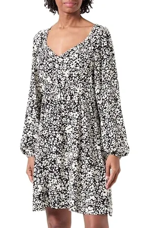 VERO MODA Vmeasy Joy L/S Short Dress WVN Ga