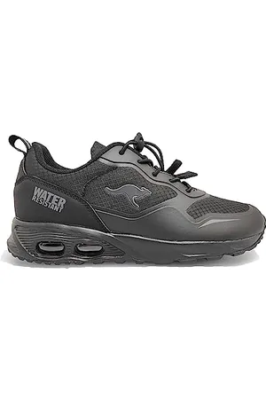 KangaROOS KX-Raptor Low Sneaker, Jet Black/Mono, 31 EU
