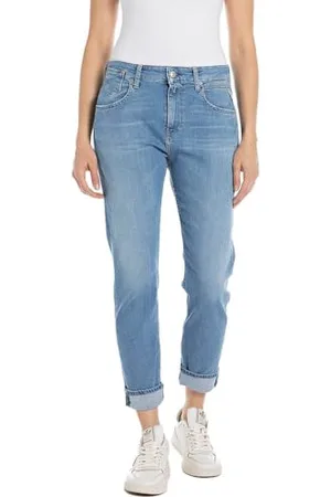 Replay Damen Jeans Marty Boyfit Bio, (Blau), 31W / 28L