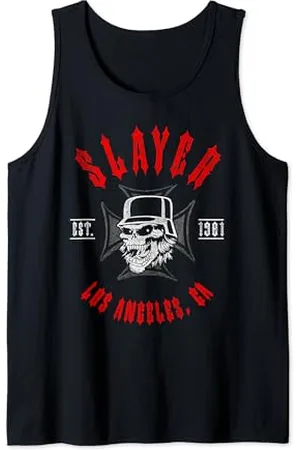 Slayer – Est 1981 Black and Red Tank Top