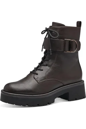 Tamaris Damen Schnürstiefel Vegan Winter gefüttert; /braun; 36 EU
