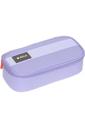 LÄSSIG Bold Schlampermäppchen Stiftemäppchen Federmäppchen/School Spacy Pencil Case Bold Lavender