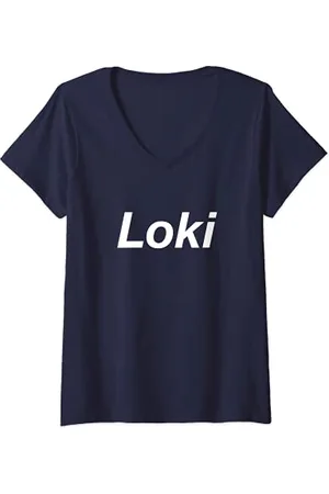 LOKI Damen T-Shirt mit V-Ausschnitt