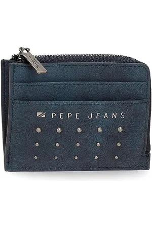 Pepe Jeans Holly Kartenetui Blau 11,5x8x1,5 cm Kunstleder, blau, Talla única, kartenetui