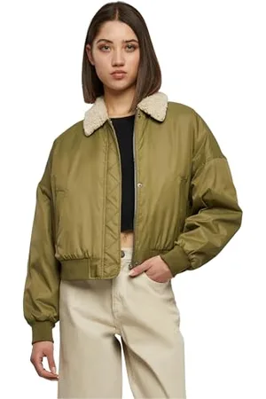 Urban classics Damen TB6070-Ladies Pilot Bomber Jacket Jacke, , 3XL