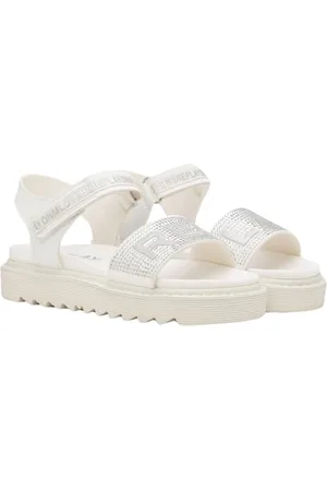 Replay Mädchen Sandalen mit Klettverschluss, Weiß (White Silver 081), 30