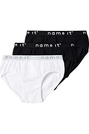 NAME IT Herren NKFBRIEFS 3P Black NOOS Boxershorts, 98