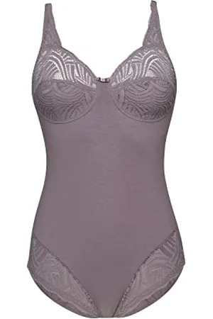 Susa Body ohne Bügel Nizza I Body Shapewear Damen I Frauen Mieder I Softer Bodysuit mit Shaping Effekt I Formt deutlich Taille, Bauch und Po I I 85D