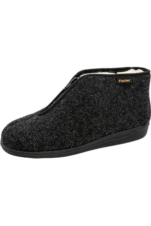 Fischer Fischer Frank, Herren Hohe Hausschuhe, Schwarz (anthrazit 205), 42 EU