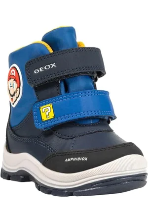 Geox Baby-Jungen B FLANFIL Boy B ABX Snow Boot, Navy/ROYAL, 22 EU