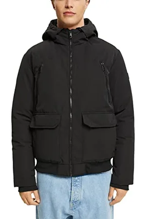 ESPRIT Herren 092ee2g317 Jacke, Schwarz, L EU
