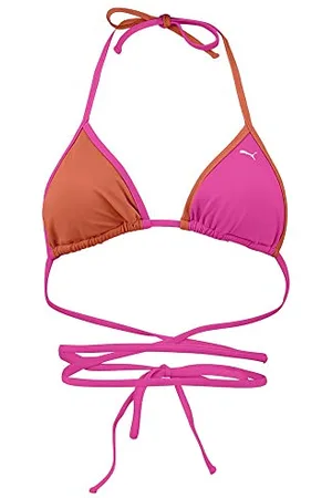 PUMA Damen Wrap Triangle Bikini Top, , XL EU