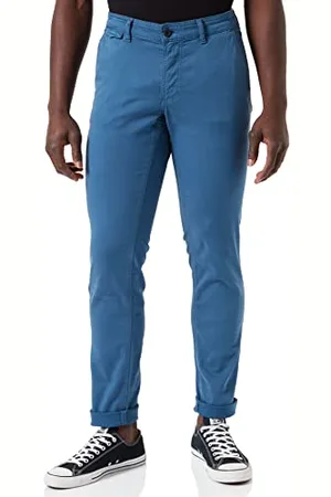 Camel Active Herren 477875/7F15 Klassische Hose, Aqua Blue, 33W / 32L