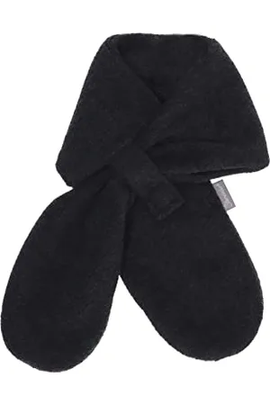 Sterntaler Unisex Baby Schal aus Microfleece Schal, anthrazit melange, 70