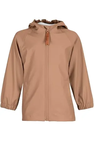 Sterntaler Regenjacke ungefüttert uni - Kinder Regenjacke wasserdicht - Jungen Jacke mit verschweißten Nähten, Kapuze und reflektierendem Detail - robuste Regenbekleidung - , Größe 86