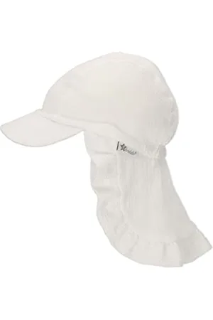 Sterntaler Mädchen Schirmmütze mit Nackenschutz Glace Sonnenhut, , 47