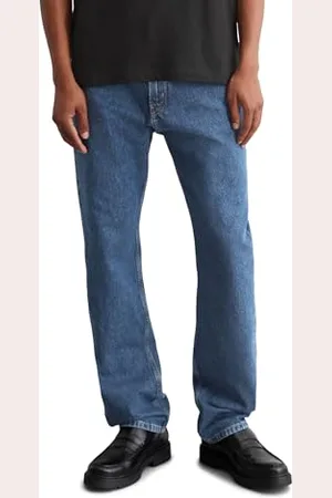 Marc O’ Polo Marc OߴPolo Denim Herren Jeanshose aus Bio-Baumwolle Straight Fit, Blau , W33/L34