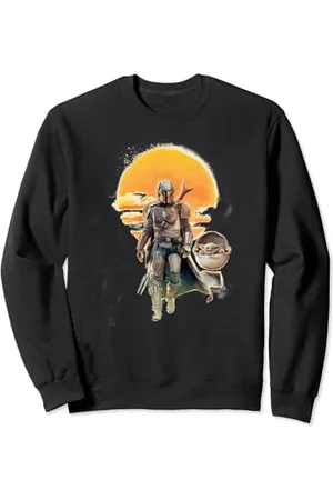 STAR WARS The Mandalorian The Child Sunset Walk Portrait Sweatshirt