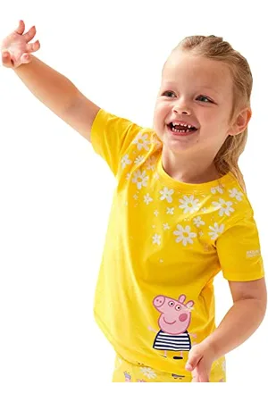Regatta Peppa Pig T-Shirt aus gemischter Coolweave-Baumwolle mit aufgedrucktem Muster