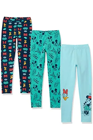 Amazon Disney | Marvel | Star Wars | Frozen | Princess Mädchen Leggings, 3er-Pack, , 6-7 Jahre