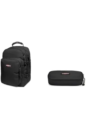 Eastpak PROVIDER Rucksack, 111 cm, 107 L, Black & OVAL SINGLE Federmäppchen, 84 cm, 80 L, Black