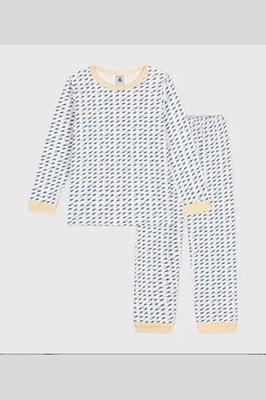 Petit Bateau A0B8D Langarm-Pyjama Jungen 3 Jahre
