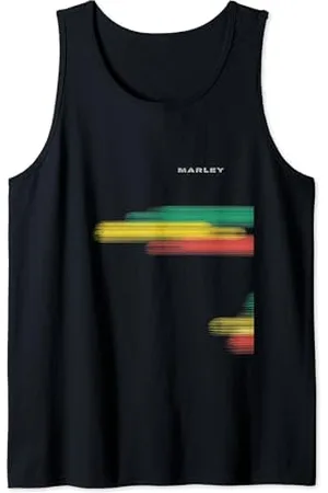 Bob Marley Marley Offizieller Rasta-Spritzer Tank Top
