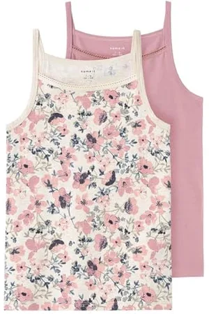 NAME IT Mädchen Nkfstrap Top 2p Nostalgia Flower Noos, , 134-140