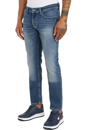 Tommy Hilfiger Herren Jeans Hose Scanton Slim Fit, Blau ( Dark), 30W/34L