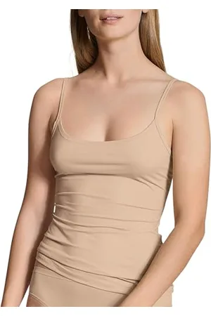 Calida Eco Sense Spaghetti-Top Damen, Funktionelles Spaghetti-Top, verstellbare Träger