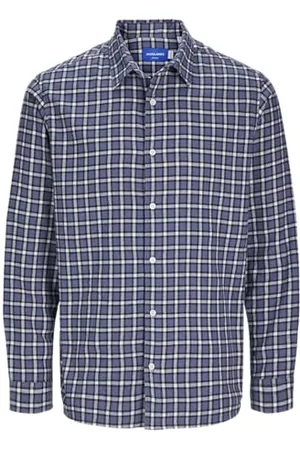 JACK & JONES JACK&JONES Herren JORJOSHUA Flannel Check Shirt LS Freizeithemd, , L