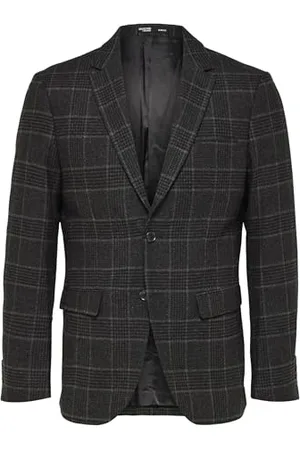 SELECTED Male Einreihiger Blazer Karierte