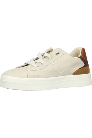 GANT Damen AVONA Sneaker, Cream/Brown, 40 EU