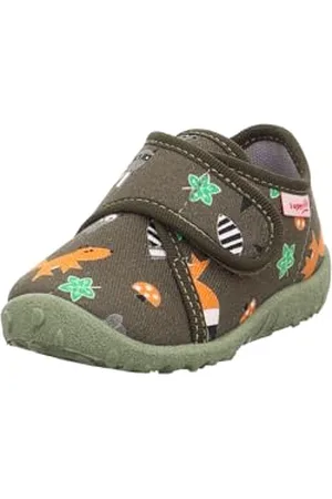 Superfit Baby Mädchen SPOTTY Hausschuhe, GRÜN/MEHRFARBIG 7020, 21 EU