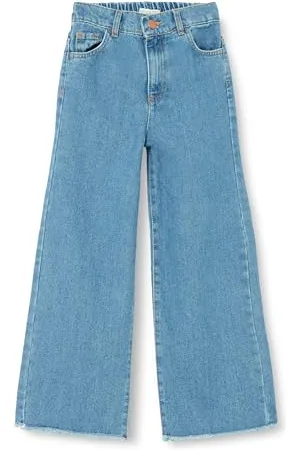 DeFacto Mädchen Jeans für Teenager - Trendige Mädchen Jeanshosen Cargohosen Wide Leg