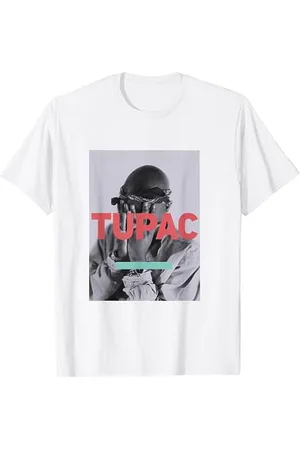 Tupac Shakur Offizielles T-Shirt, Unisex, , Kurzarm, S, Klassische Passform, 100% Baumwolle, Imported